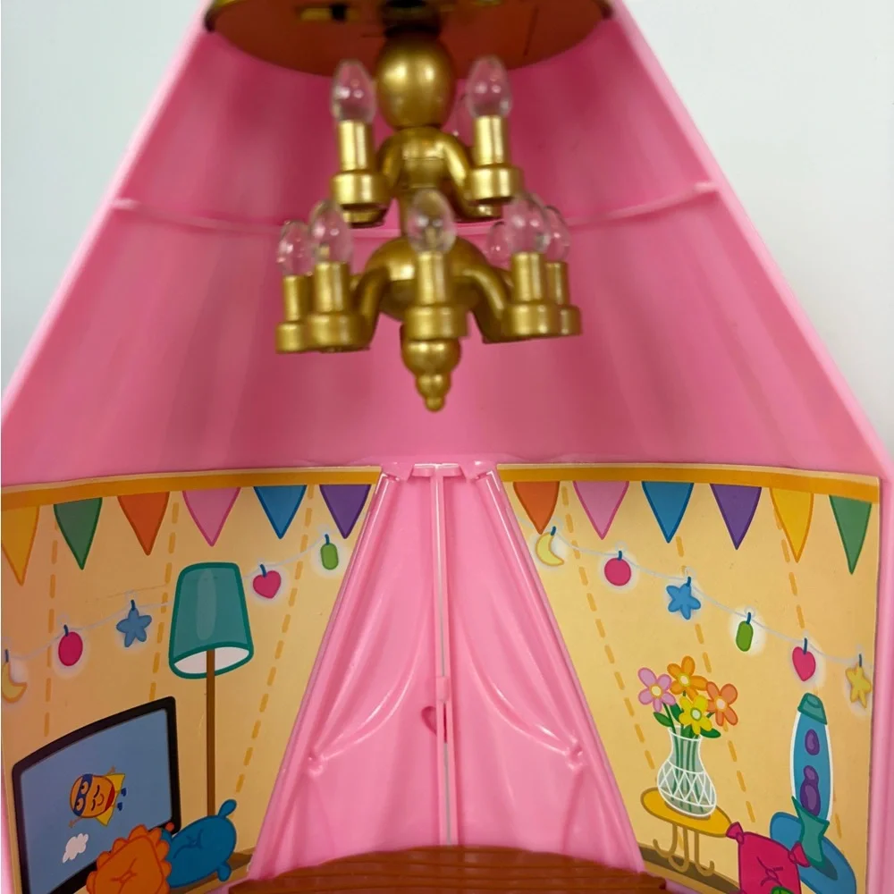 Peppa Pig Glamping Tent Carry‎ Along Toy 2 Figures Suzy Sheep & Peppa READ